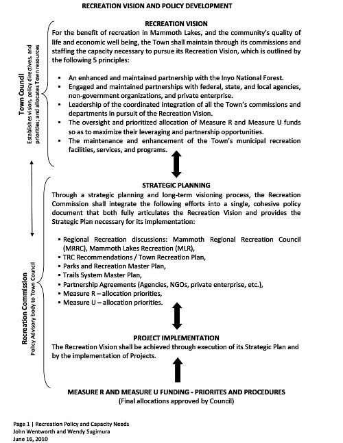Recreation Vision and Policy Development - June 16, 2010