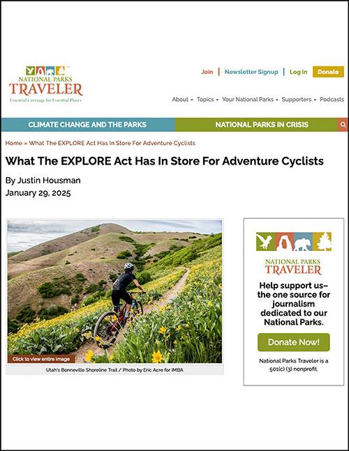 What The EXPLORE Act Has In Store For Adventure Cyclists