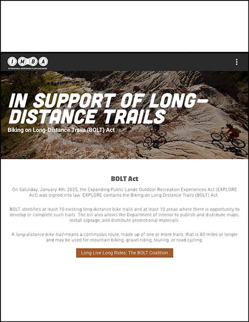In Support of Long-Distance Trails