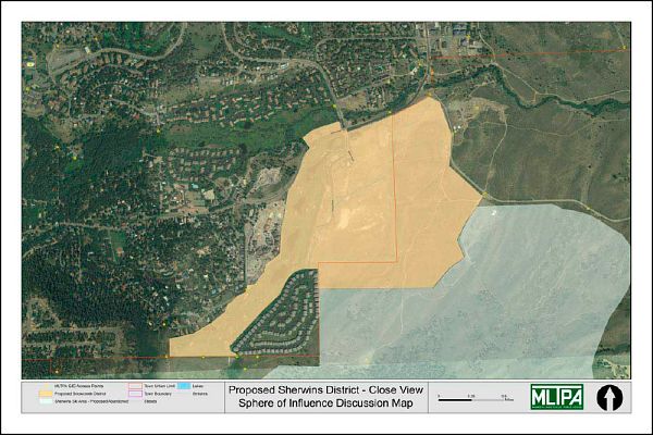 MLTPA Map #1, Snowcreek NDP, Close view  (596KB)