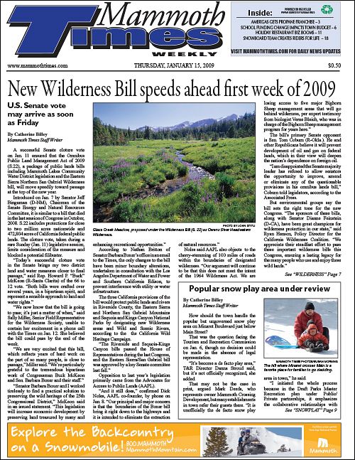 Press Jan 15, 2009 - Mammoth Times  (11MB)